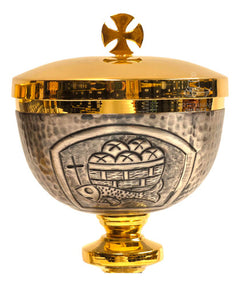 Caliz Copon Y Patena Liturgico Vaso Sagrado D07
