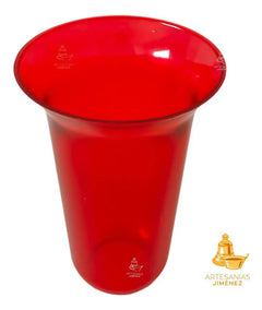 Vaso O Bombilla Para Lampara Electrica Semanario Acrilico