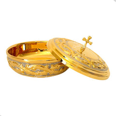 Copon Para Hostias Tipo Panera Liturgico Eucaristia 250 Oro