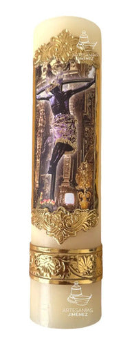 Cirio O Vela De Oración De Cristo Del Veneno