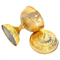 Copón Litúrgico Para 800 Hostias Dorado