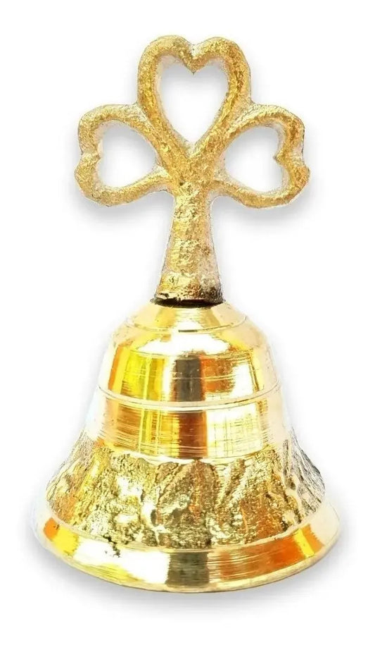 Campanilla de bronce No. 0, fundida a mano en México