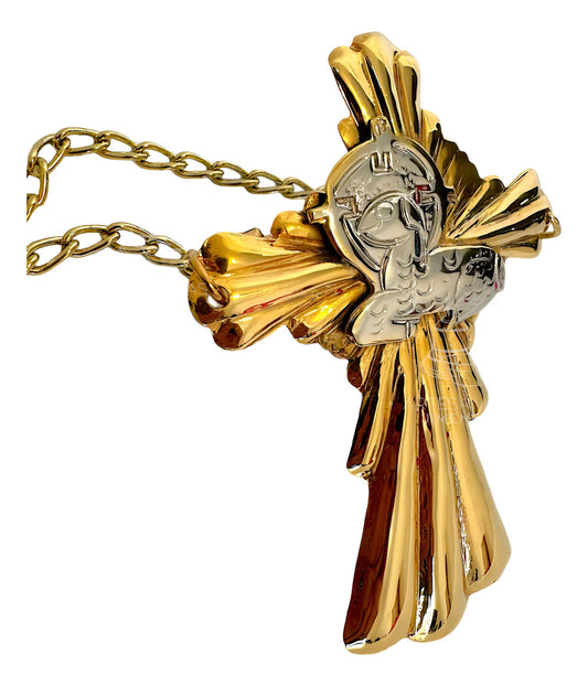 Portamicrófono dorado artículos religiosos en baño de oro — vista 21