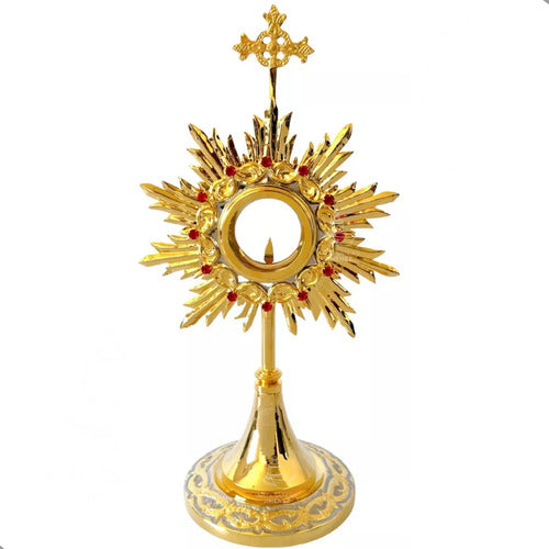 Custodia Eucaristica U Ostensorio Santísimo 43 Cm