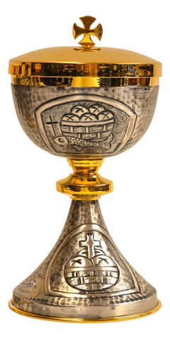 Caliz Copon Y Patena Liturgico Vaso Sagrado D07