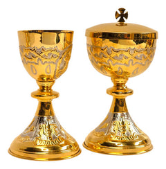 Caliz Copon Y Patena Liturgico Corona De Espinas A010