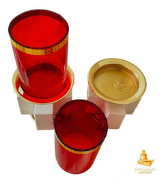 Candeleros De Mesa Para Altar C1 Dorado