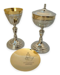Caliz Y Copon Plateado Para Iglesia O Capilla C01