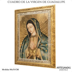 Cuadro San Jose 90x70 Cm Combinado Oro Y Plata Oro Y Plata