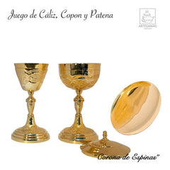 Caliz Copon Y Patena Para Iglesia O Capilla C303