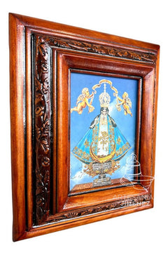 Cuadro Virgen De San Juan De Los Lagos Nogal C04 Nogal