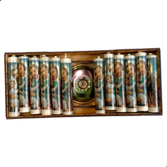 Vela De Oración 12 Piezas Con Portavela