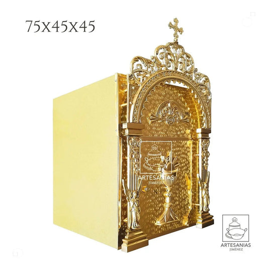 Sagrario extra grande, modelo católico tradicional, hecho a mano en México