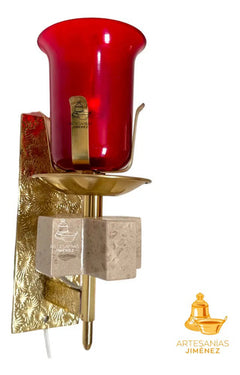 Lampara O Luz Del Santisimo Cruz 1/2 Semana C1 Dorado