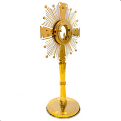 Custodia U Ostensorio Santísimo De Alpaca 60 Cm
