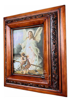 Cuadro Angel De La Guarda C0003 Nogal Nogal