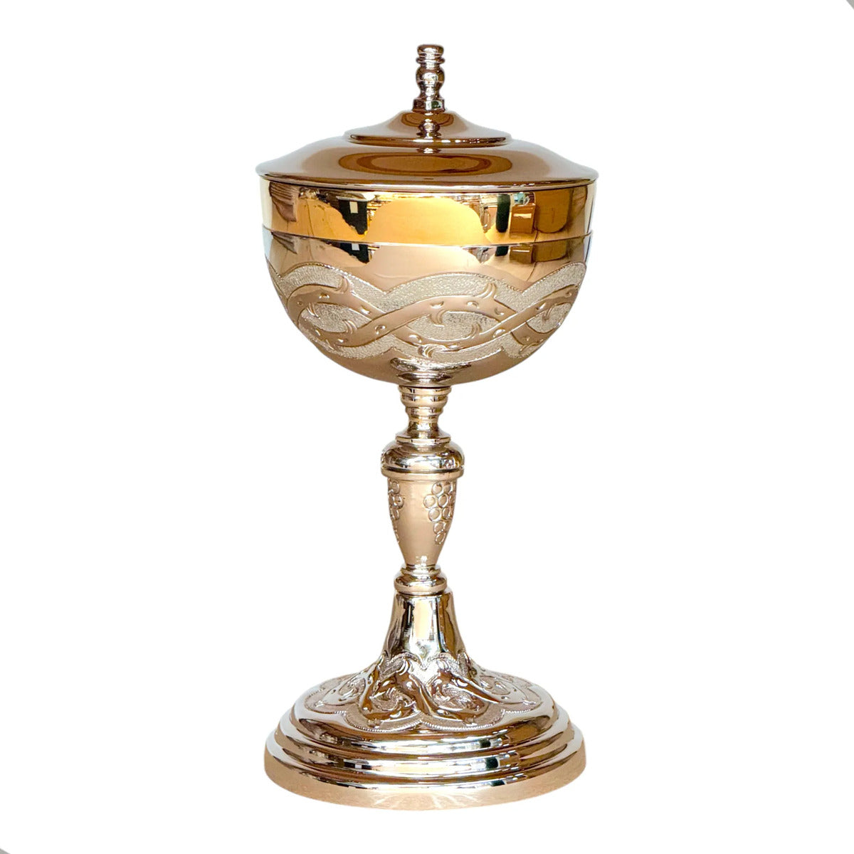Cesto Copon Para Iglesia O Capilla Espinas Plateado C1
