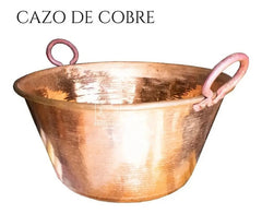 Cazo De Cobre Artesanal Capacidad 110 Litros Grueso Marrón