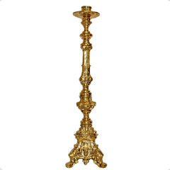 Candelero O Candelabro Barroco De 80 Cm De Bronce (1 Pieza) Bronce