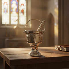 Acetre E Hisopo Mediano. Articulos Religiosos