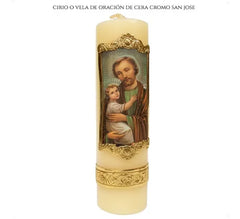 Cirio O Vela De Oración De San Jose
