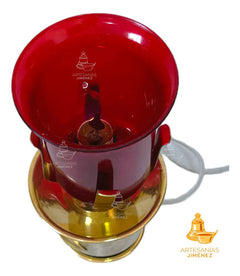 Candeleros Eléctricos Para El Santísimo Redondos 1/2 Semana  Dorado