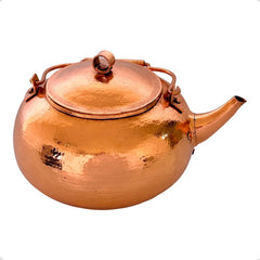 Cafetera O Tetera Con Tapa De Cobre Artesanal De 2 Litros