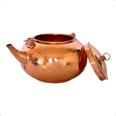 Cafetera O Tetera Con Tapa De Cobre Artesanal De 2 Litros