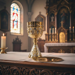 Caliz Para Iglesia O Capilla Con Patena A919 Ultima Cena