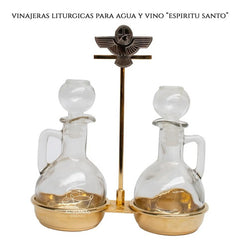 Juego De Vinajeras Para Agua Y Vino Cristal A950