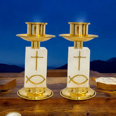 Candeleros De Mesa Para Altar Iglesia Artículos Religiosos