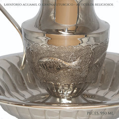 Lavatorio O Lavabo Con Bandeja De Comunion Liturgico Grande