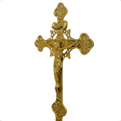 Cristo Barroco De Bronce 65 Cm Para Altar Pie De Leon Bronce