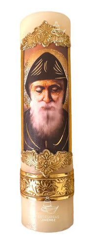 Cirio O Vela De Oración San Charbel