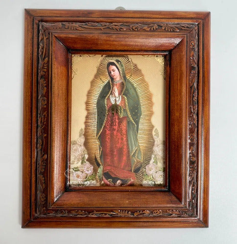 Cuadro Virgen De Guadalupe C0001 Nogal Nogal
