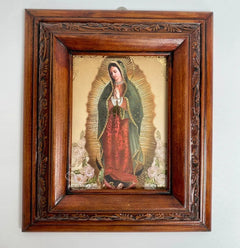 Cuadro Virgen De Guadalupe C0001 Nogal Nogal