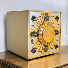 Sagrario Con Expositor De Santísimo Jhs 30x30 Cm Jhs 4 Evangelistas