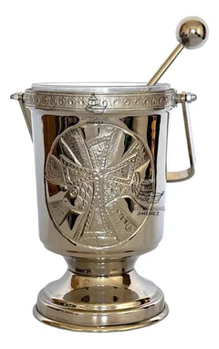 Acetre E Hisopo Para Agua Bendita Religioso 2 Litros Grande