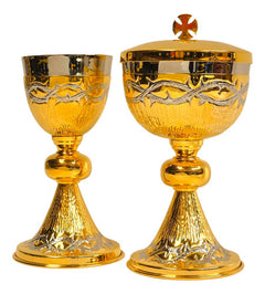 Caliz Copon Y Patena Liturgico Espinas C2