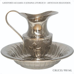 Lavatorio O Lavabo Con Bandeja De Comunion Liturgico Grande
