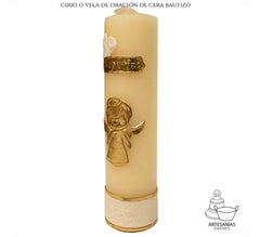 Cirio O Vela De Oración Bautizo