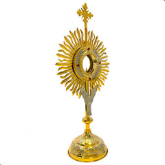 Custodia U Ostensorio Santísimo 65 Cm Corona Laurel Y Angel