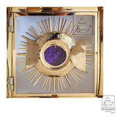 Sagrario O Tabernaculo Con Expositor De Santísimo 40x40 E02