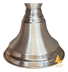 Floreros O Jarrones 60 Cm Iglesia O Capilla Con Cruz Santana Plateado Tulipán