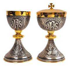 Caliz Copon Y Patena Liturgico Vaso Sagrado D01