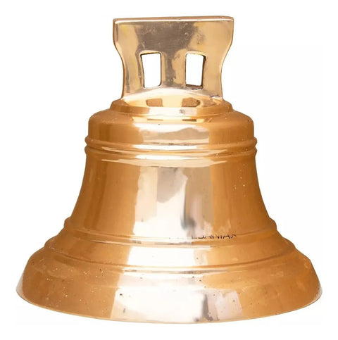 Campana de bronce de 5 kg, fundida a mano en México