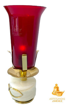 Candeleros Eléctricos Para El Santísimo Redondos Semanario Dorado