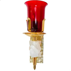 Lampara O Luz Del Santisimo Caramelo Espiral 1/2 Semana C1 Dorado