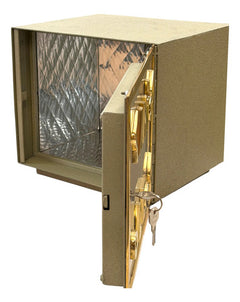 Gabinete litúrgico para Santos Óleos, detalle de cerradura