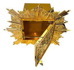 Sagrario Mediano Con Resplandor Cordero Iglesia Full  Cordero De Dios